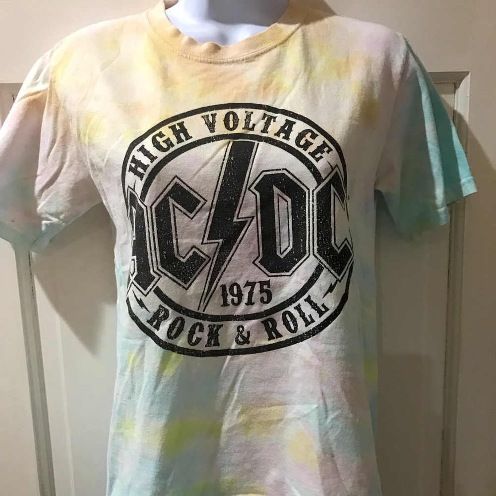 AC/DC High Voltage Tie-Dye Kids T-Shirt